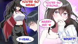 My Hot Delinquent Step Sister Found Out I Was A Legendary Fighter & Fell For Me (RomCom Manga Dub)