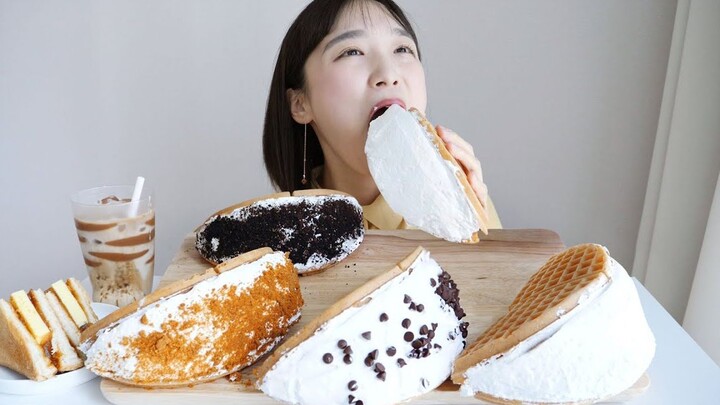 【Nado Official Chinese Subtitles】Coffee Heaven Whipped Cream Waffle—so much cream, it's pure bliss!