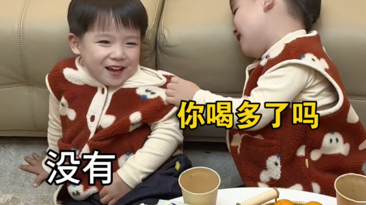 ลูกมนุษย์ก็เมาอ่อนๆ ในวันตรุษจีนเช่นกัน