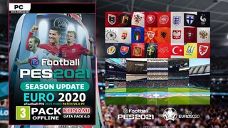 วิธีลง+วิธีใช้งาน eFootball PES 2021 EURO PATCH V6.0 PC