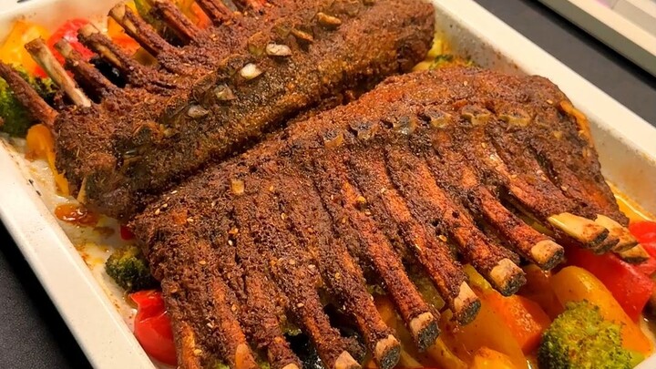 Ăn đơn giản một chút sườn cừu nướng