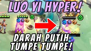 1x SKILL DARAH PUTIH LAGI!! JADI TANK JUGA BISA INI LUO YI GW!!