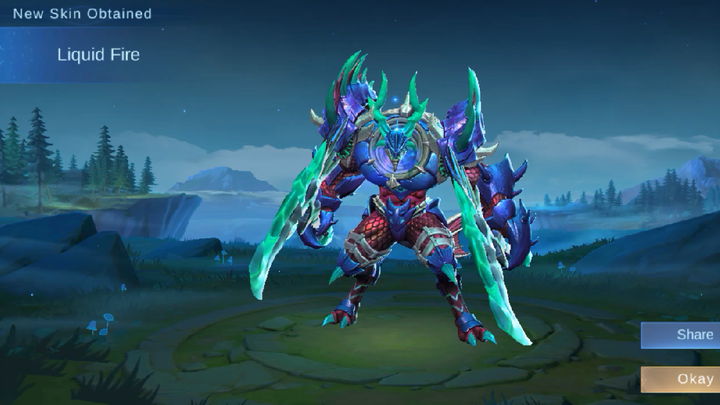 Free skin sa Mobile Legends mga tol pero malas ko thamuz skin aking nakuha😥😭😭
