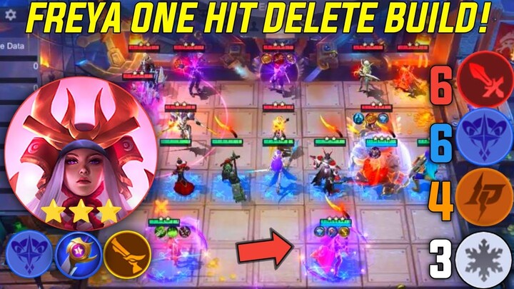 ONE HIT DELETE BUILD🔥FREYA ASTRO & GUNNER PLUS STARFALL ITEM - Magic Chess Gameplay