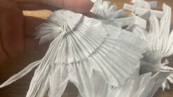 Dalam waktu setengah bulan, aku ternyata berhasil melipat sosok Bintang Mao dari Kisah Perjalanan ke