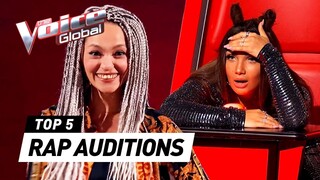 UNEXPECTED RAP auditions in The Voice