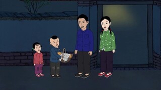In the morning, there were guests at home