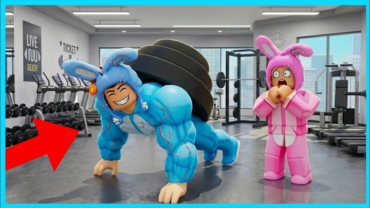 MIPAN & ZUZUZU Olahraga Untuk Menjadi Kuat Dan Berotot! ROBLOX