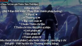 Tu Luyện Có Hệ Thống Cấp Bậc Vũ Trụ Tu Luyện Các Cấp Bậc Tu Luyện Trong Hoạt Hình Trung Quốc P1-11