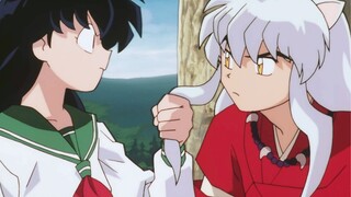 Kagome Zundu loves to pull the dog's sideburns haha