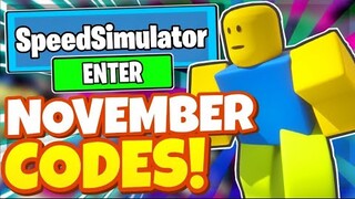 *NOVEMBER 2021* ALL NEW SECRET CODES in Speed Simulator Roblox (CODES)