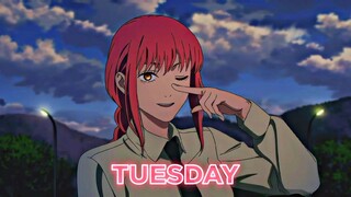 | Makima ✖ Burak Yeter - Tuesday ft. Danelle Sandoval ( Speed Up ) |