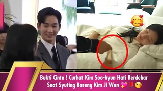 Bukti Cinta ! Curhat Kim Soo-hyun Hati Berdebar Saat Syuting Bareng Kim Ji Won 💖🌹😘