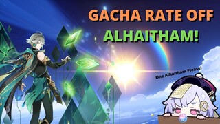 GACHA ALHAITHAM RATE OFF! DAPAT GAK YA??? - Genshin Impact Indonesia