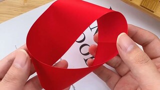 [Origami Kreatif] Buat strip Möbius dengan potongan kertas! Tunjukkan prinsip magisnya! Jadi, apakah