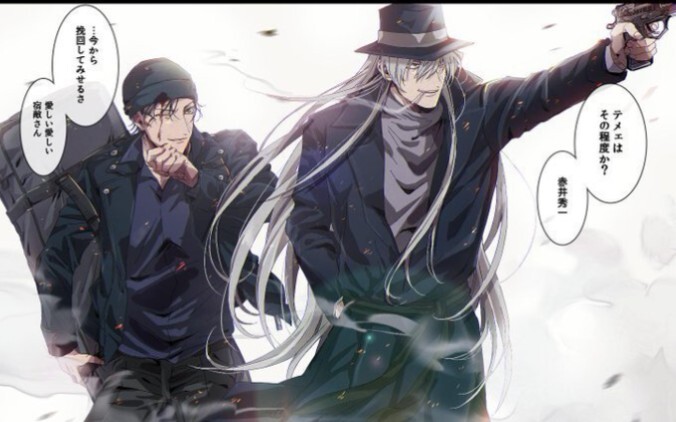【名侦探柯南】赤井秀一 X 琴酒！可帅可萌，我先磕为敬。twi：kmk_oc  