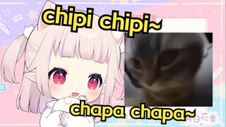 日本萝莉在B站刷到chipi猫 当场被洗脑 观众满脸问号