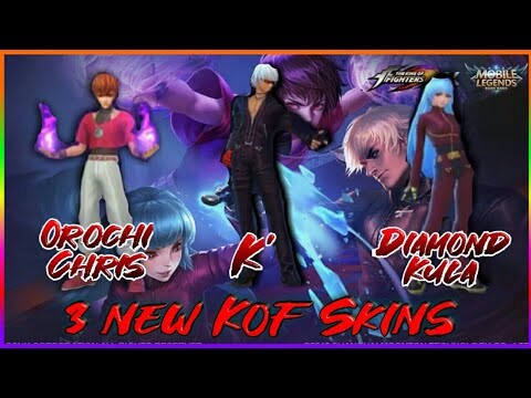 3 New KOF Skins on August | Skills Effect | Mobile Legends Bang Bang