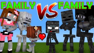 FAMILY VS FAMILY - WHO IS THE STRONGEST MONSTERS - MONSTER SCHOOL