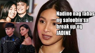 Nadine Lustre nag pahayag ng kaniyang saloobin at kumento sa lumabas na break up Issue ng JADINE