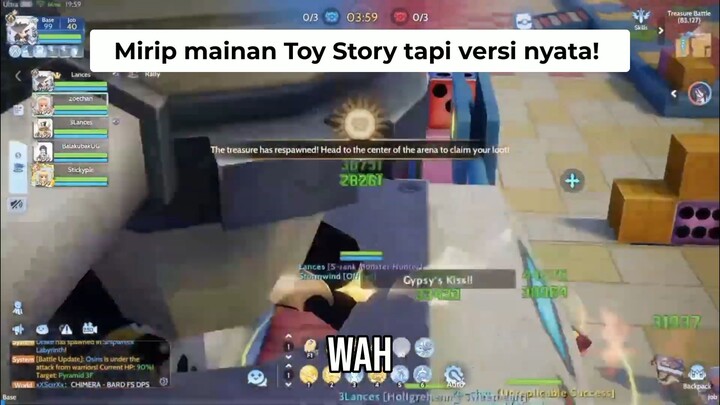 Mainan Mirip Toy Story_ Siapa Lebih Cepat Ambil Bola_