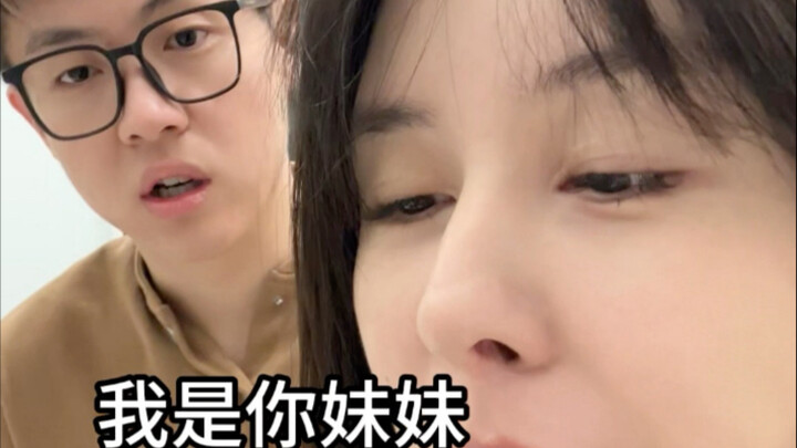 Hai gương mặt khác nhau của em trai tôi khi đi xin ăn haha