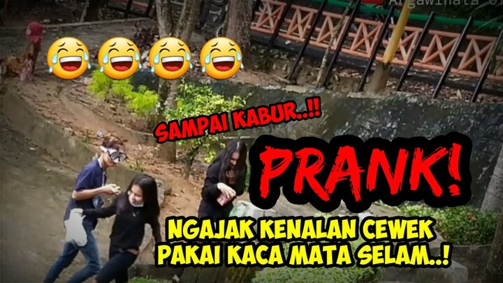 PARAH || NGAJAK CEWEK KENALAN TAPI PAKAI KACA MATA SELAM || AHAHAHA