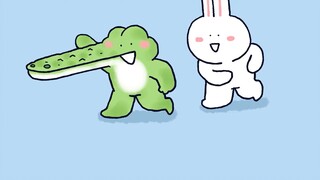 [Sở thú giáo nhỏ] Con cá sấu nhỏ mua một chiếc máy chạy bộ và cổ nó bị đau khi chạy. Chuyện gì đã xả