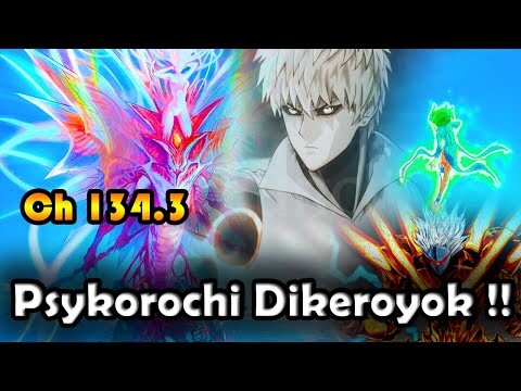 Psykorochi Dikeroyok Tatsumaki, Genos & Drive Knight - Ch 134.3