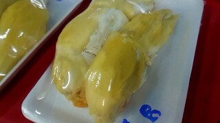 king of fruits Thai Durian Eating หมอนทอง ชะนีไข่ ก้านยาว ทุเรียนถูกมาก ตลาดผลไม้ ระนอง【Bast Durien】