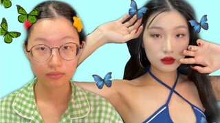 Makeup for single eyelids