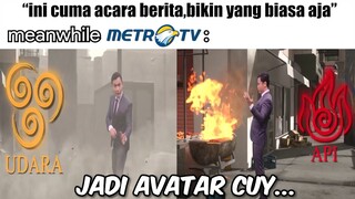 Momen Unik Pembawa Acara Berita Metro TV Jadi Avatar Cuy...