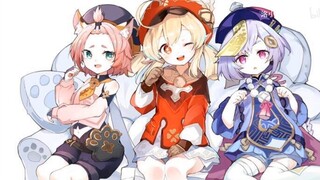 [Genshin Impact] Bagaimana rasanya punya teman yang mengisi suara "Genshin Impact Four Loli"?