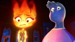 Unexpectedly, the little water man just touched the sponge and was instantly sucked in.