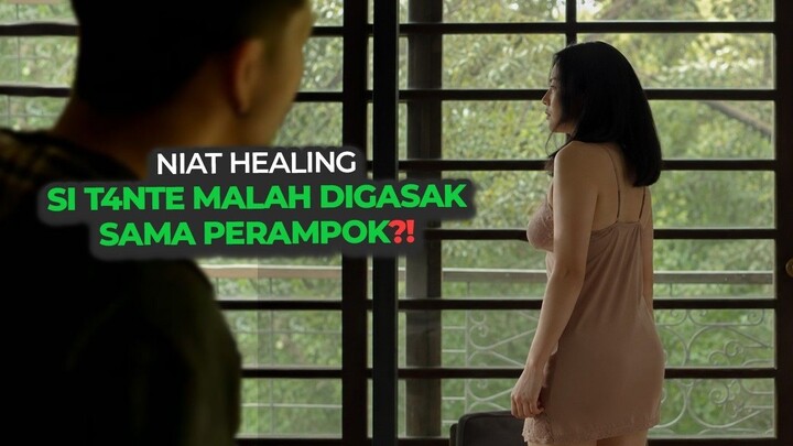 KASIHAN T4NTE MUDA INI, HEALING BERUJUNG DI GITUIN SAMA PERAMPOK？! ｜ alur film