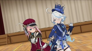 Furina & Charlotte Shake it off | Genshin Impact [MMD]
