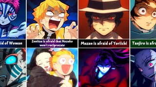 FEARS OF DEMON SLAYER CHARACTERS | Kimetsu no Yaiba Character Fears