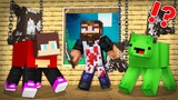 Butcher Wants to Eat JJ and Mikey Who Became Cows in Minecraft - Maizen