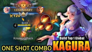 Kagura One Shot Combo Kills!! - Build Top 1 Global Kagura ~ MLBB