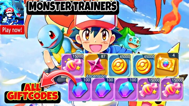 Monster Trainers Gameplay All Giftcode - Pokemon RPG Game Android