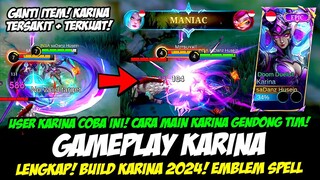 TIPS MAIN KARINA META SEKARANG + COMBO KARINA❗BUILD KARINA TERSAKIT 2024❗GAMEPLAY KARINA TOP GLOBAL