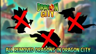ALL REMOVED DRAGONS IN DRAGON CITY 2021