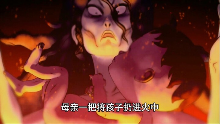 女人将孩子扔进火中，竟打算将儿子烤熟吃掉