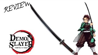 Review nichirin tou tanjiro pedang tanjiro handmade kimetsu no yaiba demon slayer bahasa Indonesia