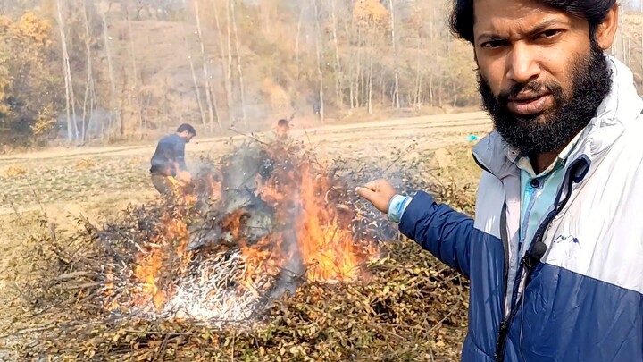 WINTER WOOD FIRE