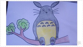 Cara Mudah Menggambar Kucing Totoro | Tutorial Indonesia