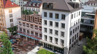 München Baustellenzeitraffer | Neubau von Bürogebäude