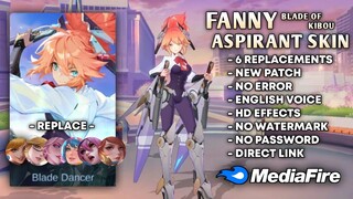 New Fanny Aspirant Skin Script No Password | English Voice & Full Effects | 6 Replacements | MLBB