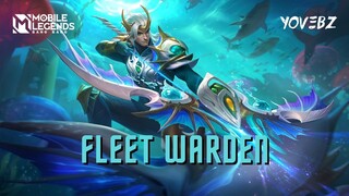 Fleet Warden Live Wallpaper | Yi Sun-shin Epic Skin | Mobile Legends Bang Bang