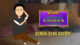 ANIMASI AKIBAT BERMAIN JUDOL !!